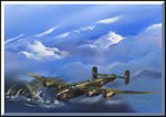 "The Queen Returns"-Rich Thistle-B-25 Mitchell World War II Aviation Art